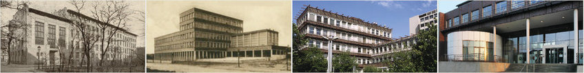4 buildings from different periods
