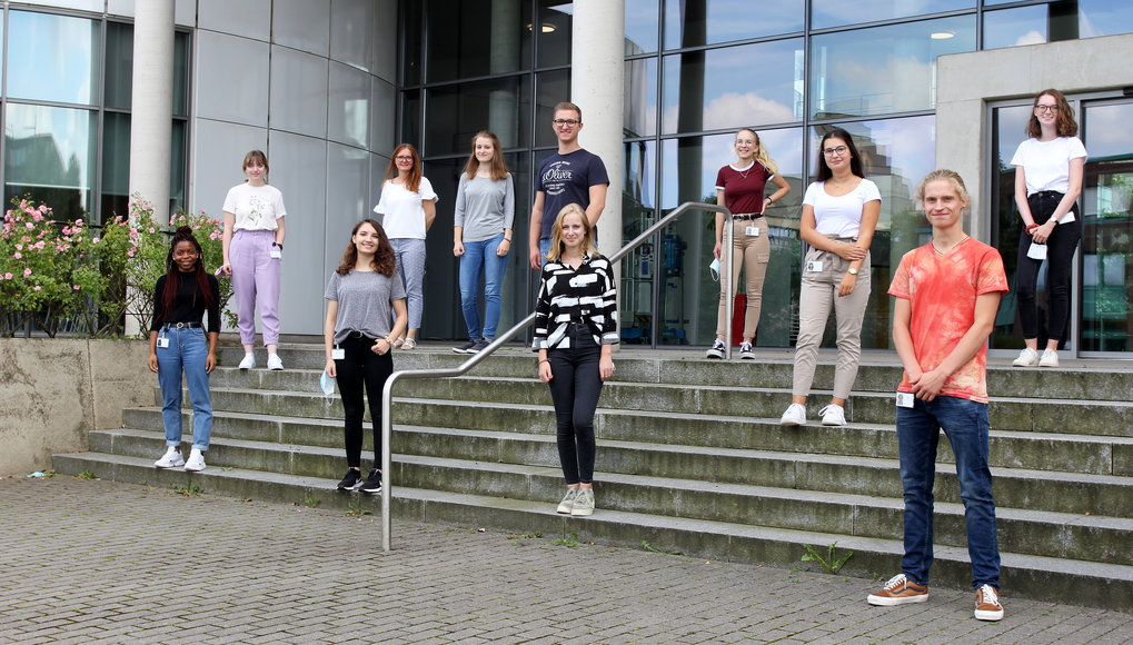 Gruppenbild neue Auszubildende