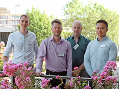 CGC Gruppenleiter: Malte Gersch, Jochen Imig, Peter 't Hart, Peng Wu (v.l.n.r)