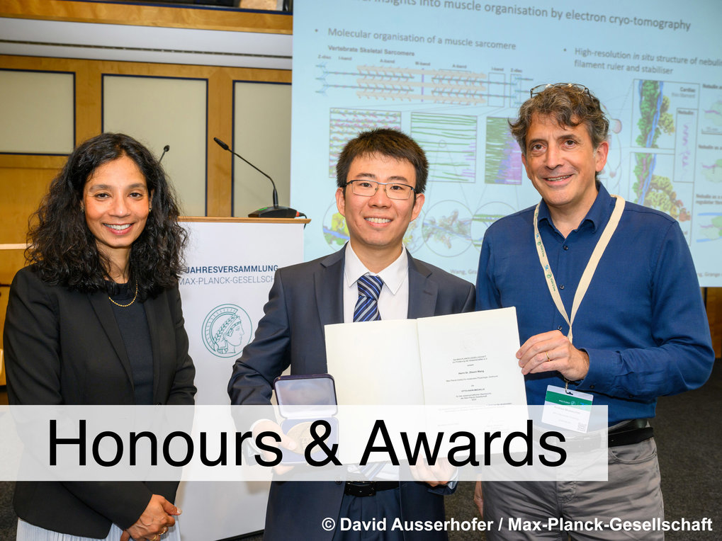 Otto Hahn Medal for Zhexin “Eric“ Wang