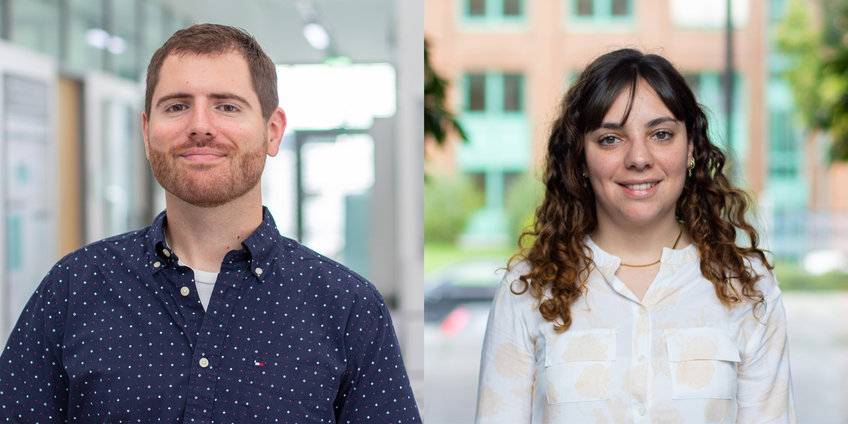 Two new Humboldtians at the MPI Dortmund Laura Posada and Ryan Hylton