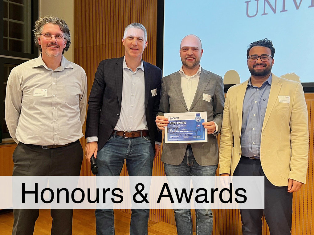 Bachem Award Peter't Hart