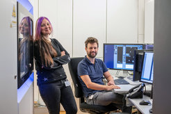 First-authors Micaela Boiero Sanders and Wout Oosterheert.
