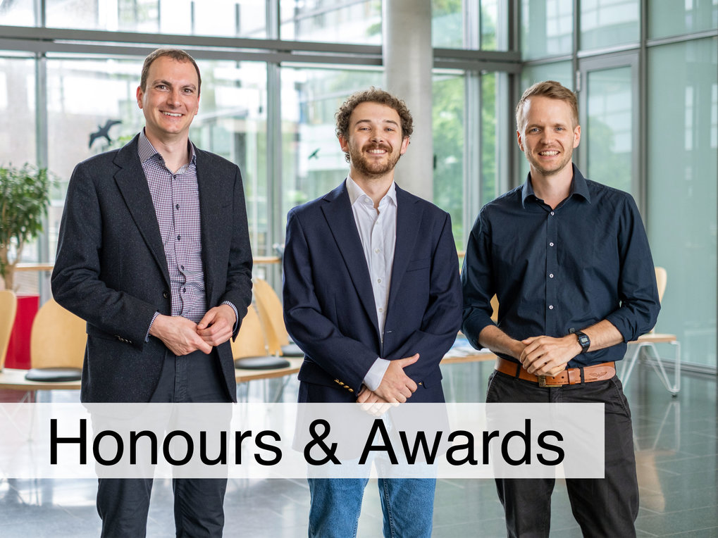 group photo: Malte Gersch, Gavin Rice, Thorsten Wagner (from left to right)