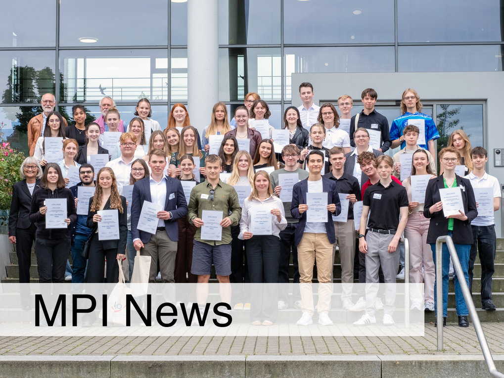 Gruppenfoto Auszeichnung der besten Bio-AbiturietInnen NRWs